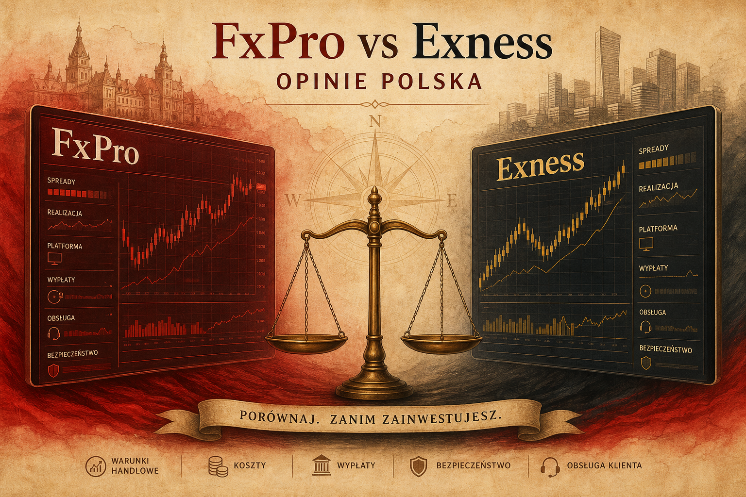FxPro vs Exness opinie